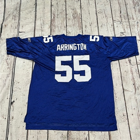 LaVar Arrington New York Giants Reebok NFL Football Sports Jersey - Picture 2 of 6